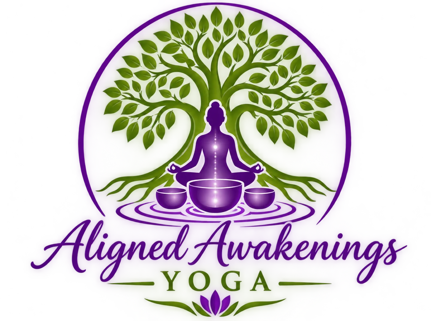 Aligned Awakenings Yoga logo